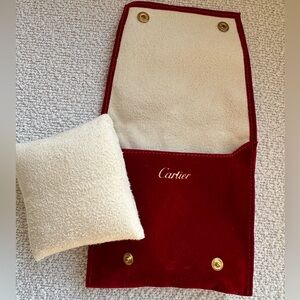 Authentic Cartier Bracelet Travel Pouch - Like New